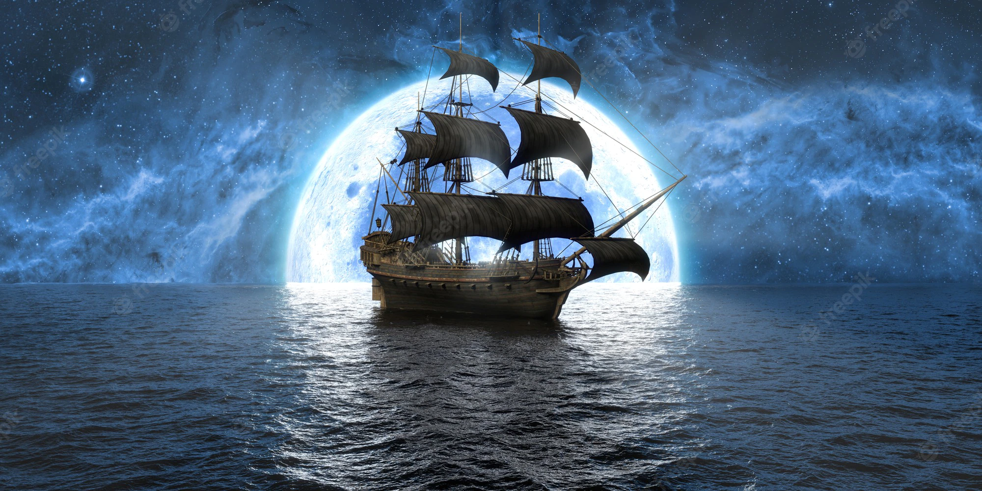 ship-sea-against-background-moon-beautiful-sky-3d-illustration_291814-556.webp