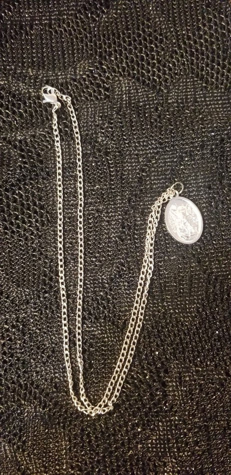 Miniaturbild: St. Michael Devotional Medal with Chain