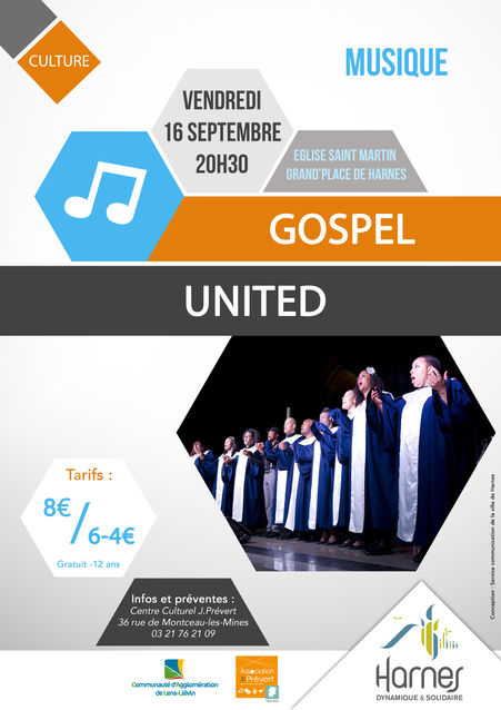 GOSPEL UNITED : 16/09/2016 - Complet