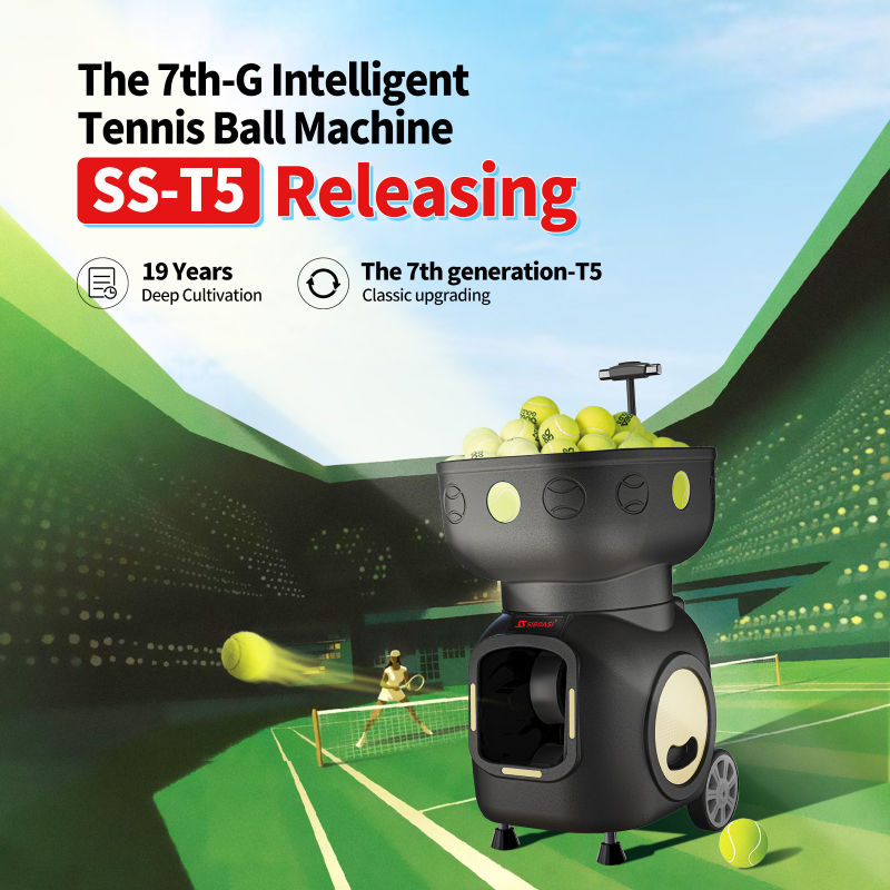 Thumbnail: SIBOASI T5 SMART Professional Tennis Ball Machine