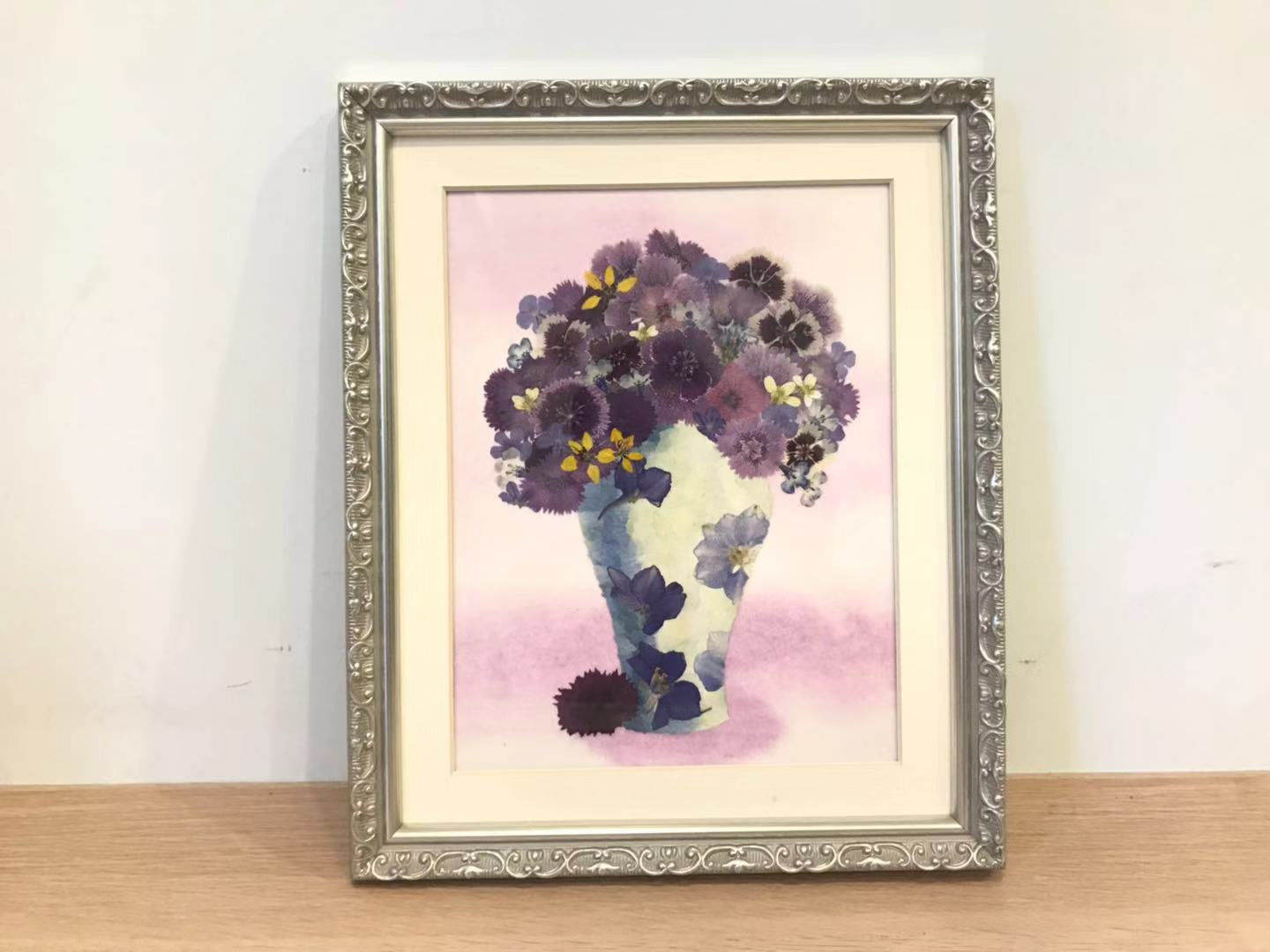 押花手工作品 - 奼紫嫣紅