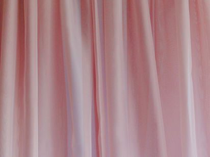 Blush Pink Sheer Drape
