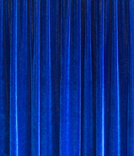 Blue Velvet Drape