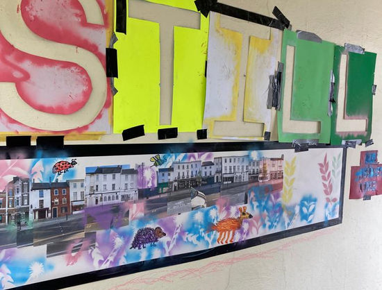 ArtBombUK's STALL street art installation