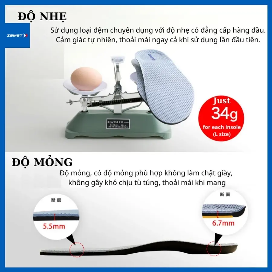 Thumbnail: Footcraft Cushioned for RUN - Lót giày cho chạy bộ