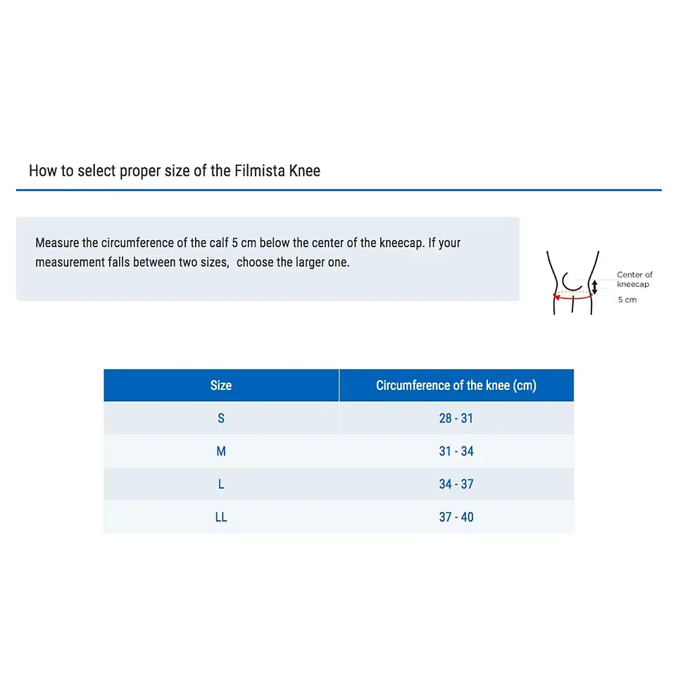 Hình thu nhỏ: Filmista knee - Knee Support - Đai bảo vệ đầu gối