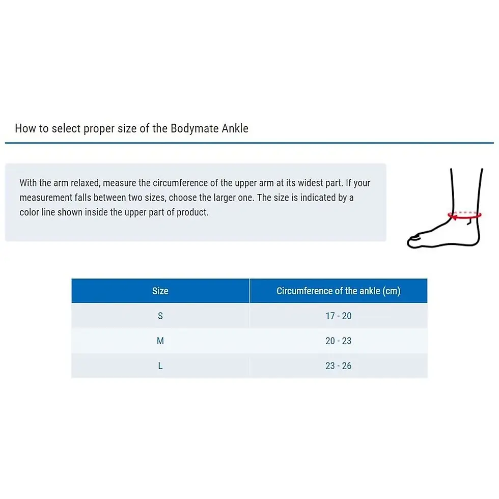 Hình thu nhỏ: Bodymate Ankle - Băng bảo vệ mắt cá chân