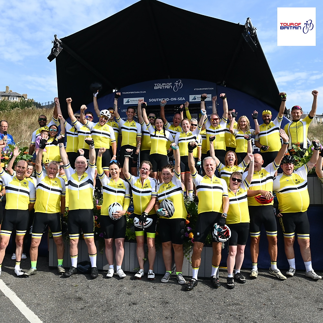 Tour of Britain roll out ride Southend Wheelers