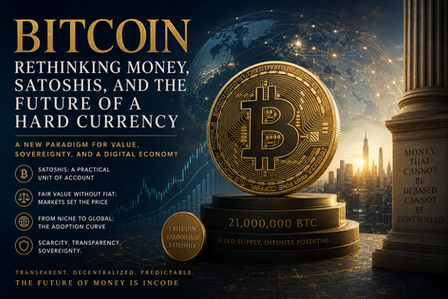 Bitcoin and the Reconstitution of Money: Satoshis, Monetary Sovereignty, and the Emergence of a Digital Hard Currency Introduction: