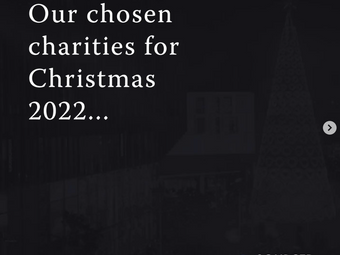 Our chosen charities for Christmas 2022