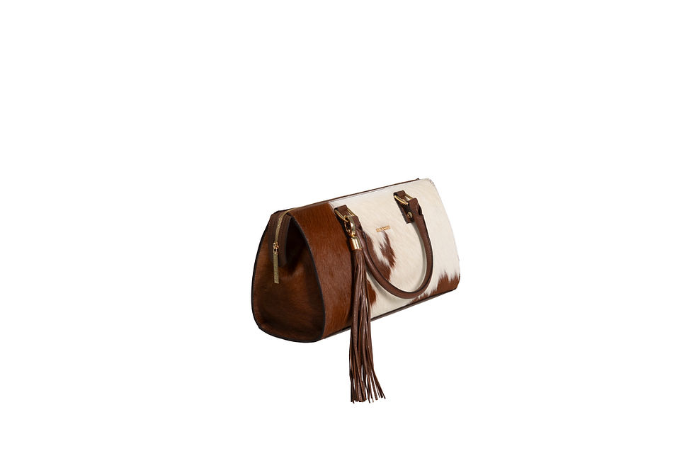 Thumbnail: Soho Satchel (Calf Hair - Cognac)