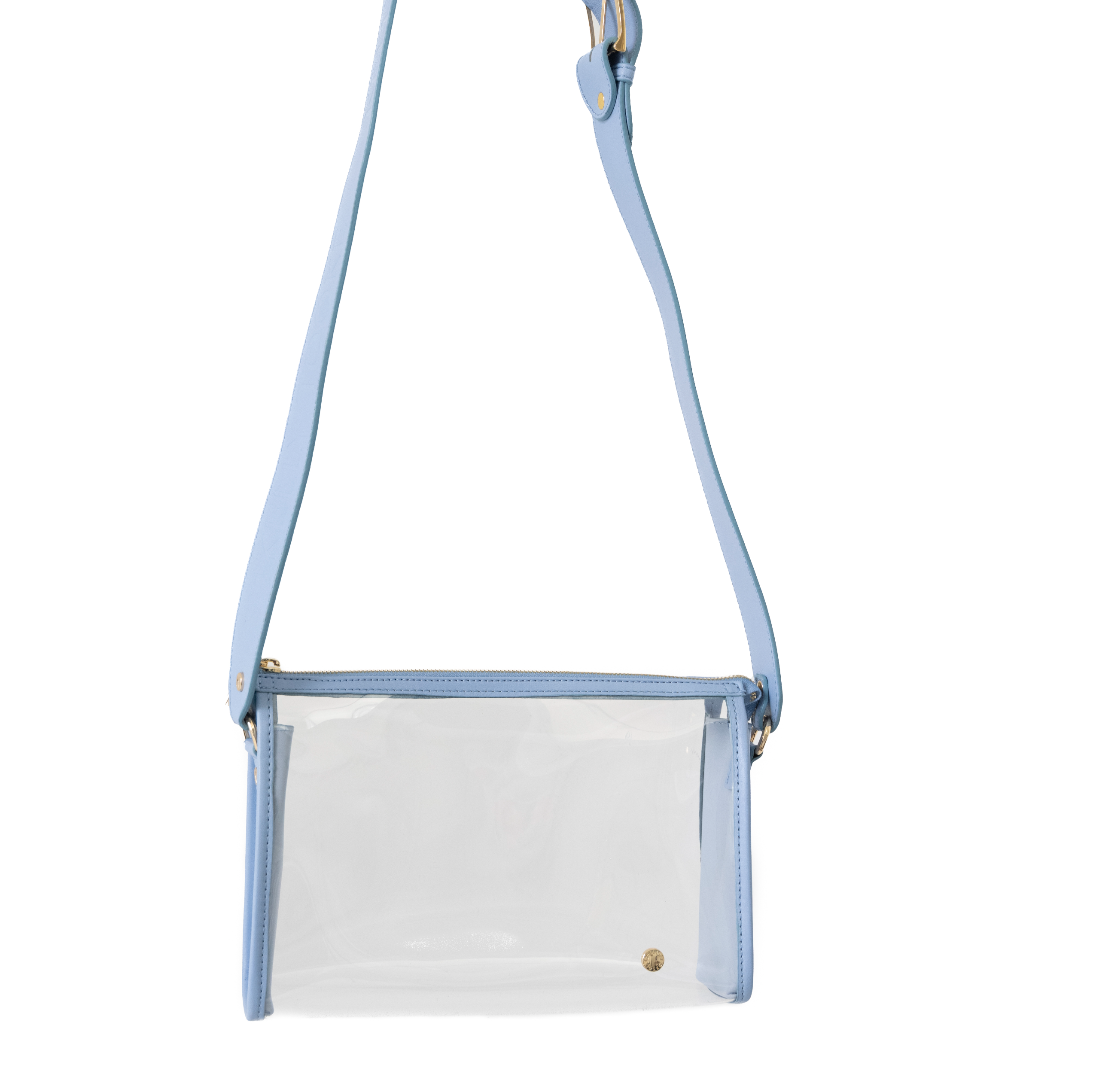 Clear Crossbody (Polish Blue)