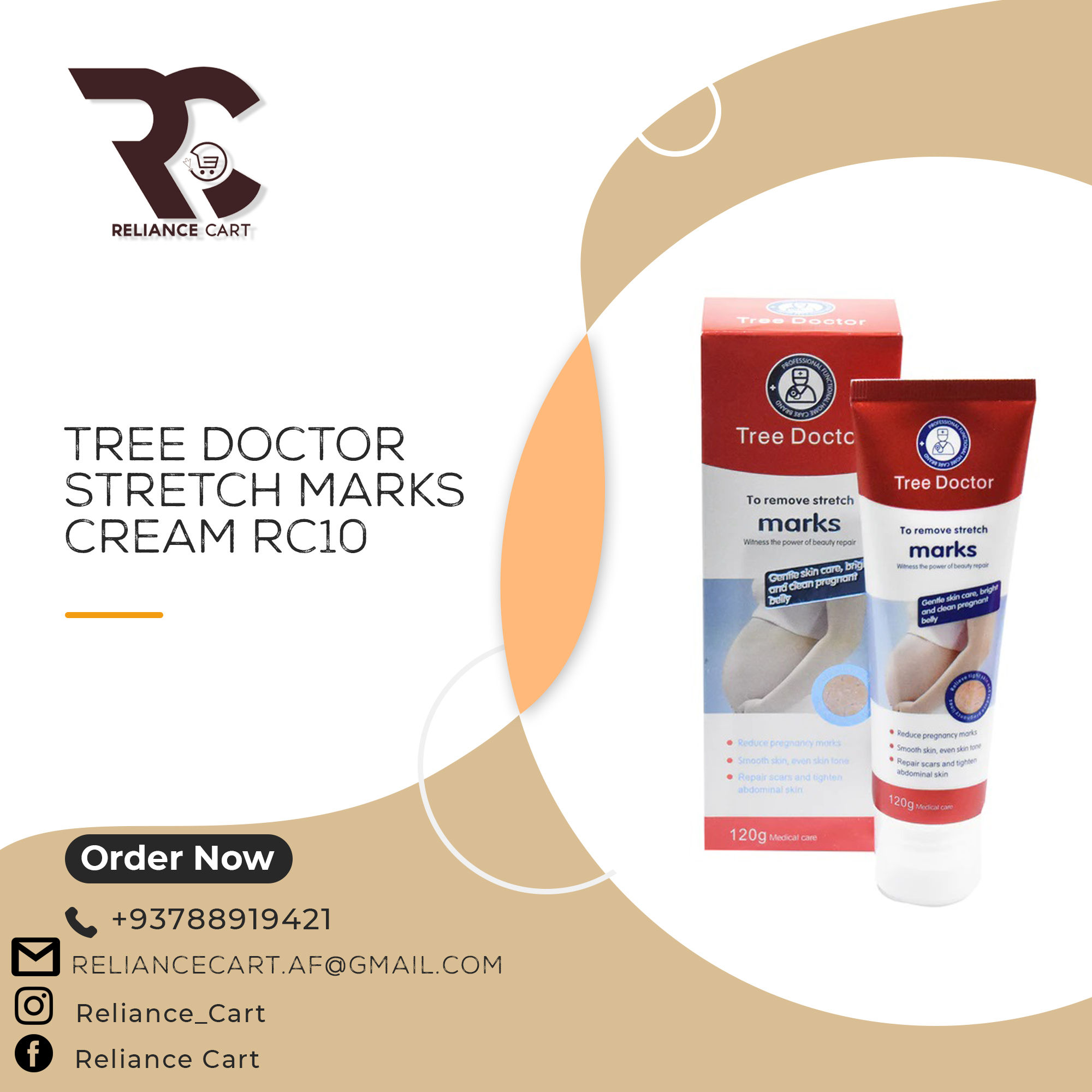 Tree doctor stretch marks cream