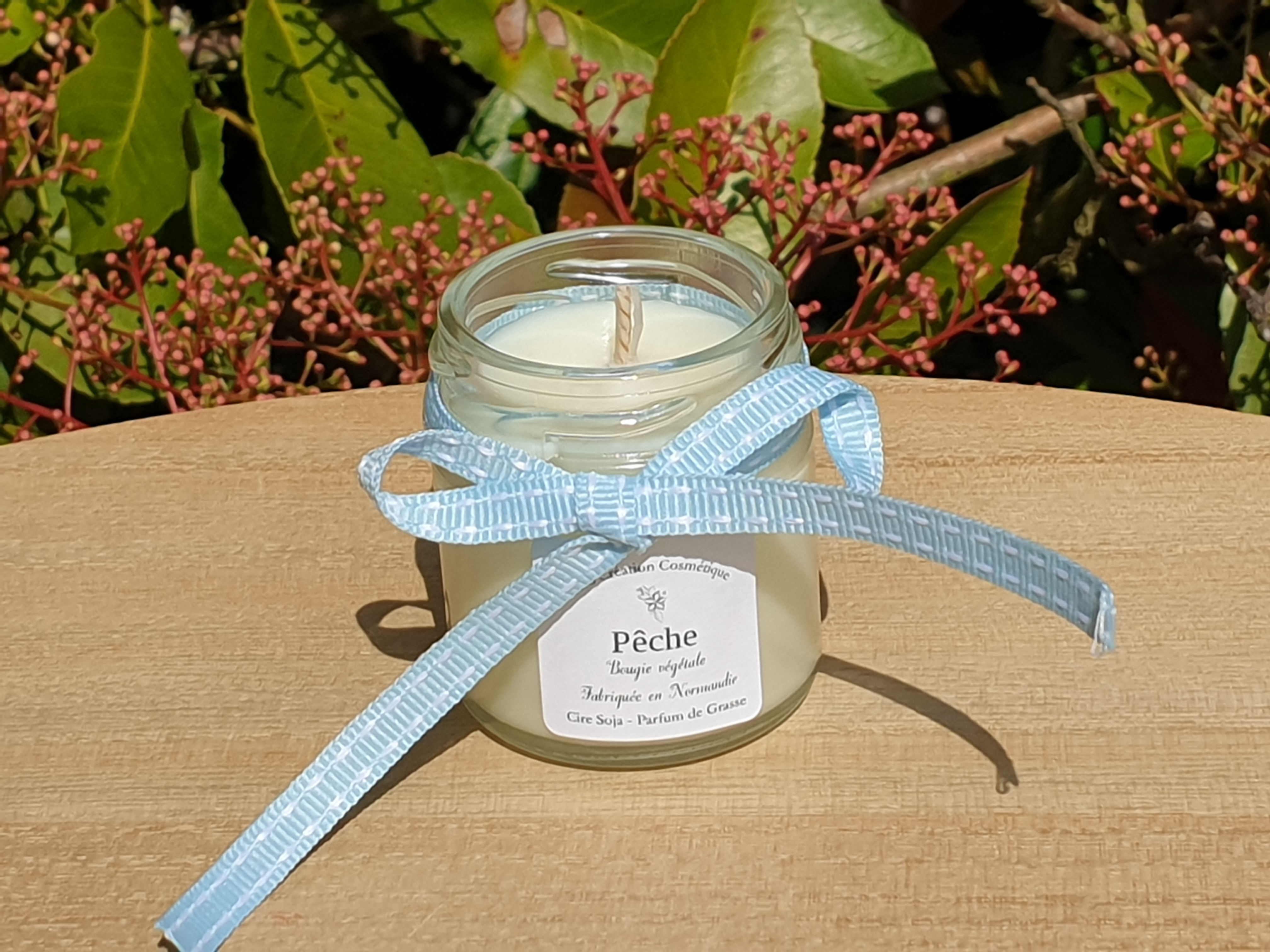 Bougie parfumée Pêche - Petit modèle