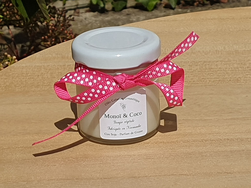 Miniature : Bougie parfumée         Monoï et coco - Petit modèle