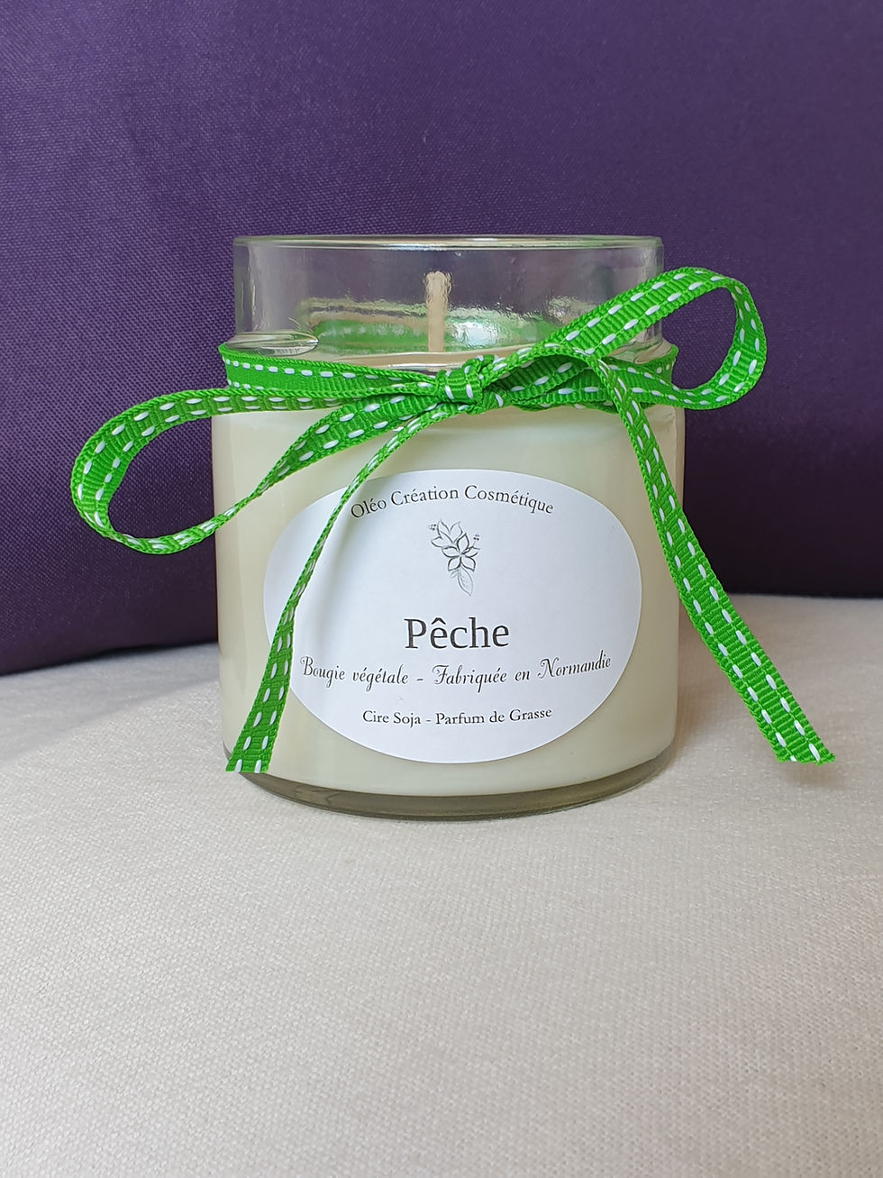 Miniature : Bougie parfumée Pêche - Grand modèle