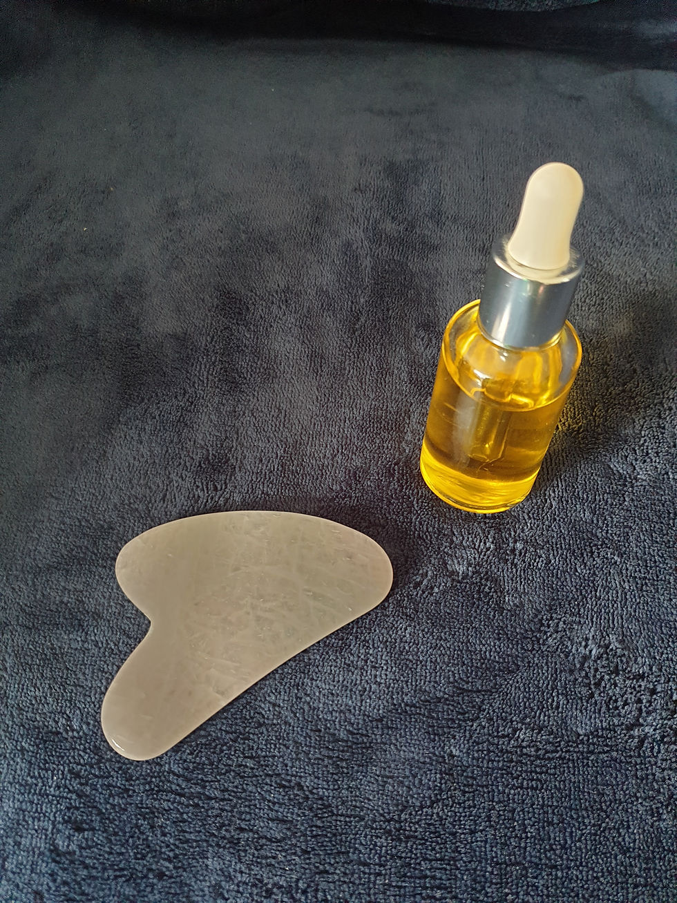 Miniature : Gha Sha en quartz rose et housse
