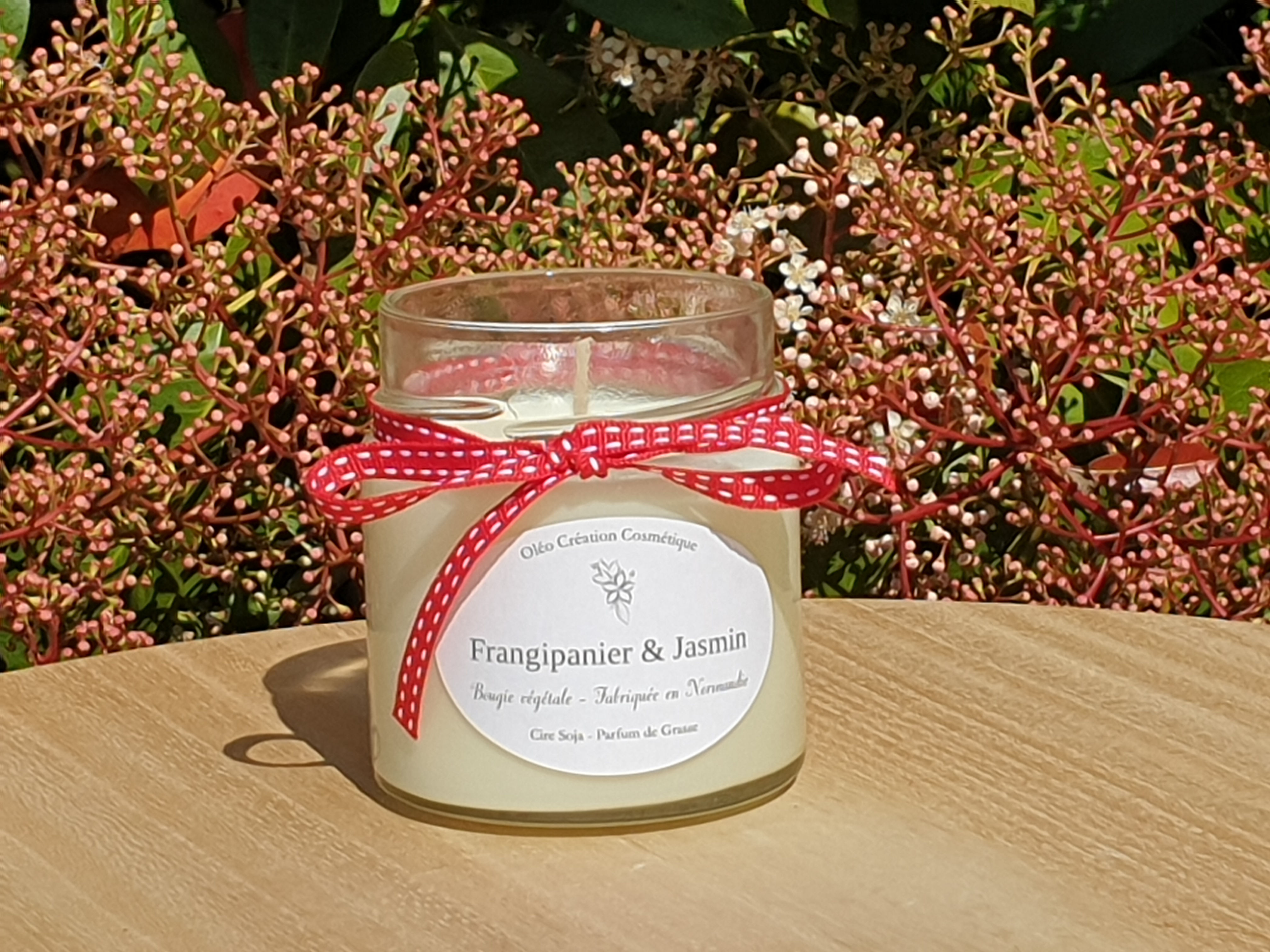 Bougie parfumée Frangipanier et Jasmin - Grand modèle