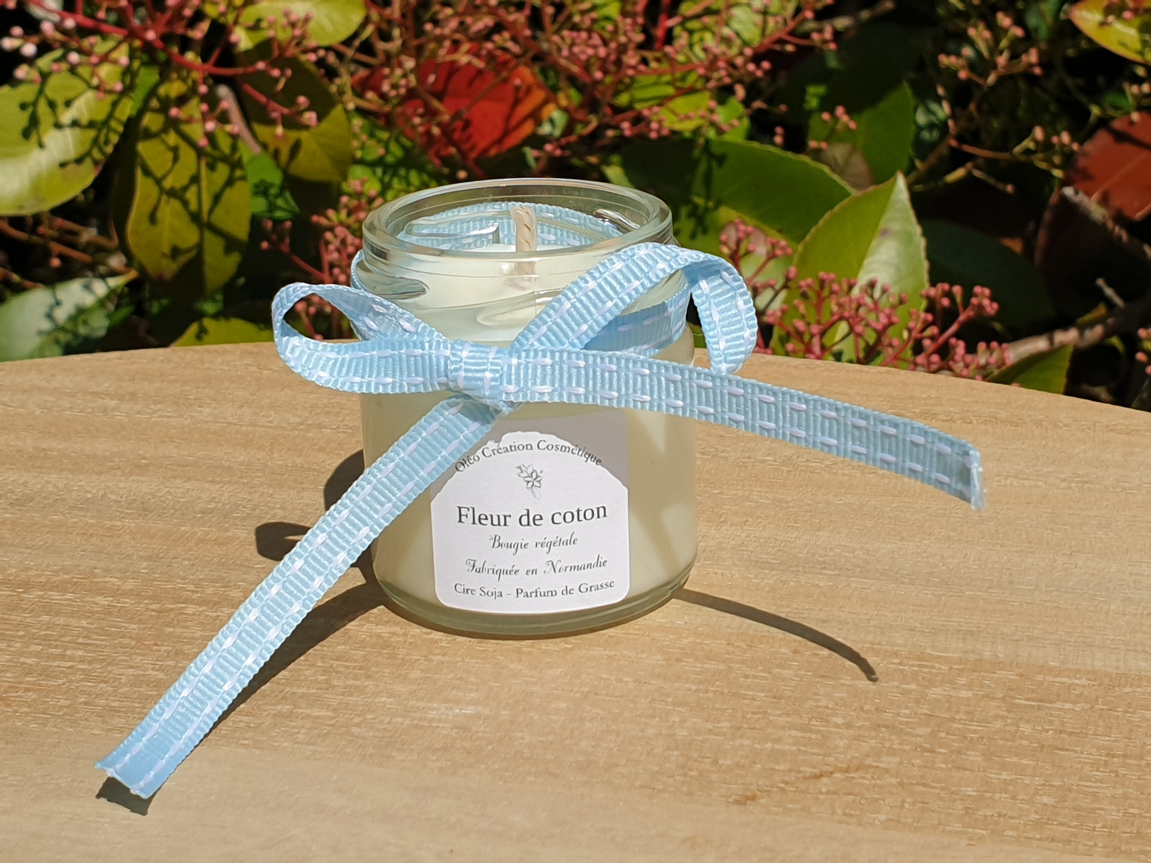 Bougie parfumée Fleur de coton - Petit modèle