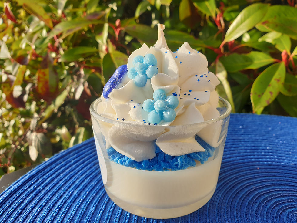 Miniature : Bougie crumble chantilly - Fleur de coton