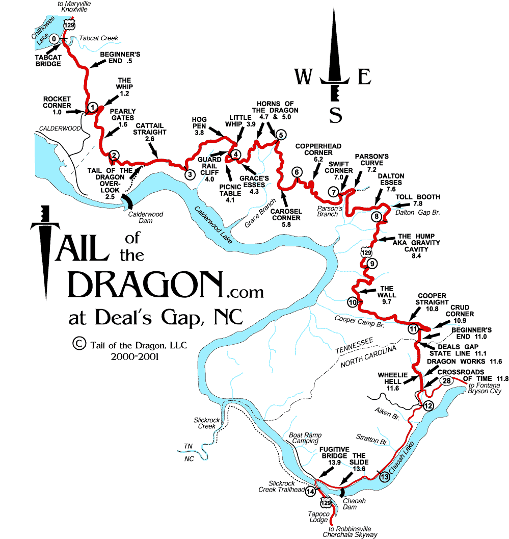 DRAGON map