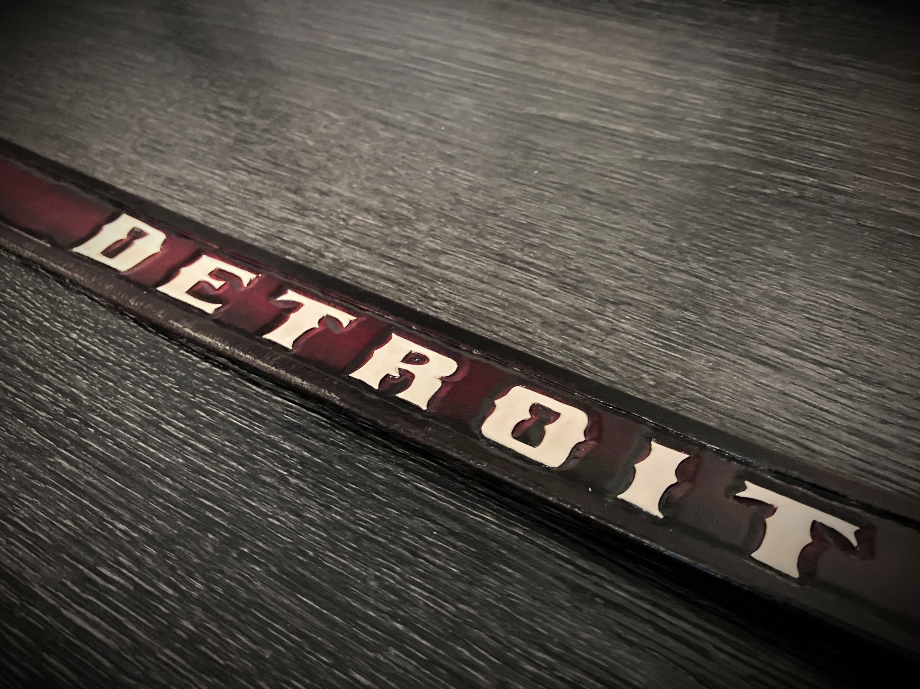 Detroit Belt - Red Sunburst