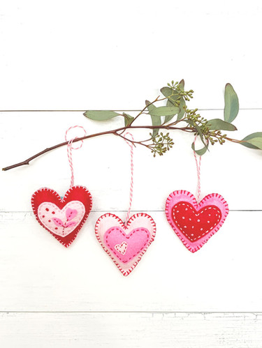 Sweet Hearts sewing kit | Anette Grostad