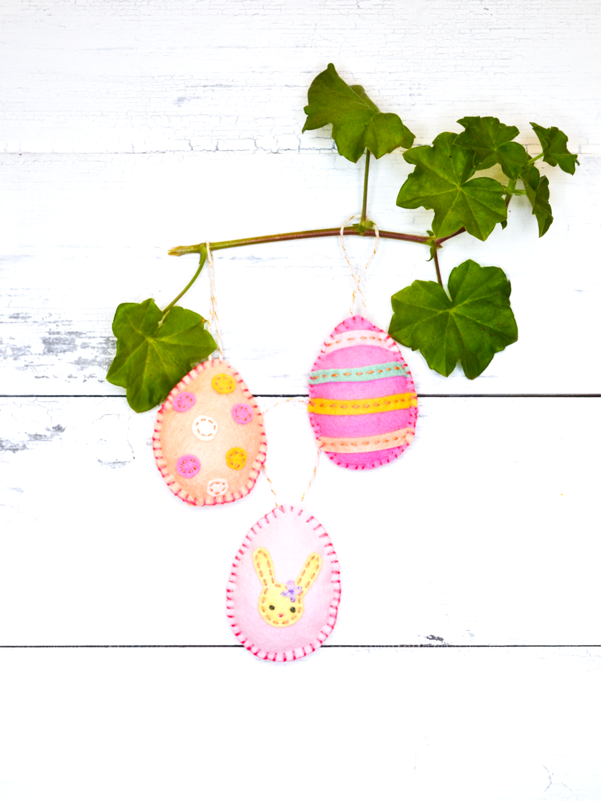 Easter Egg Sewing Kit, Pinks