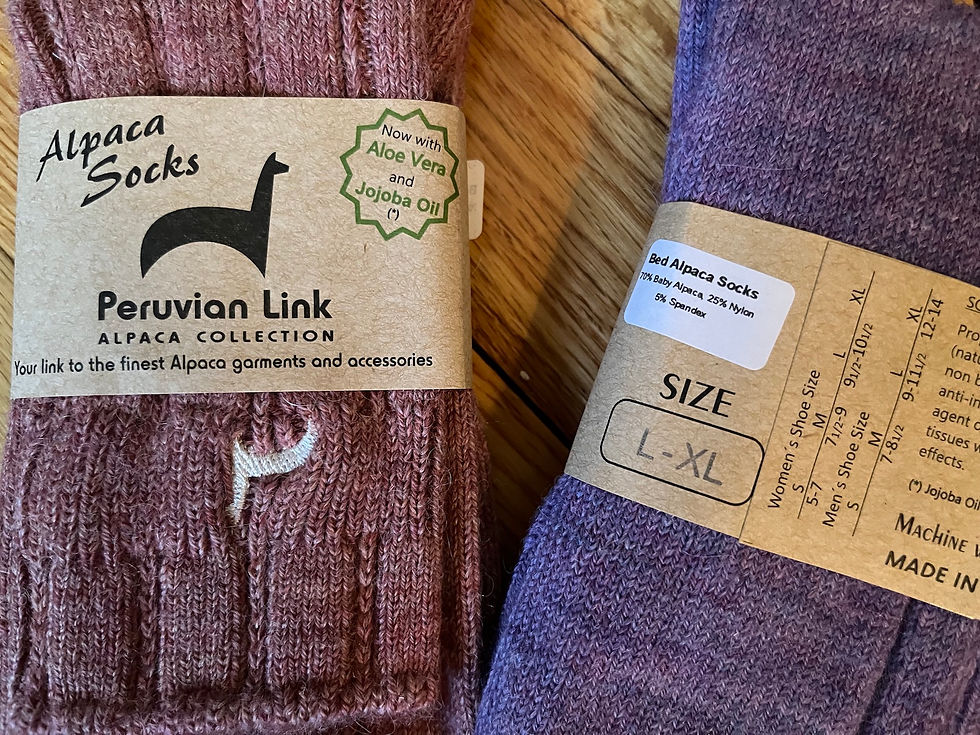 Thumbnail: Baby Alpaca Bed Socks