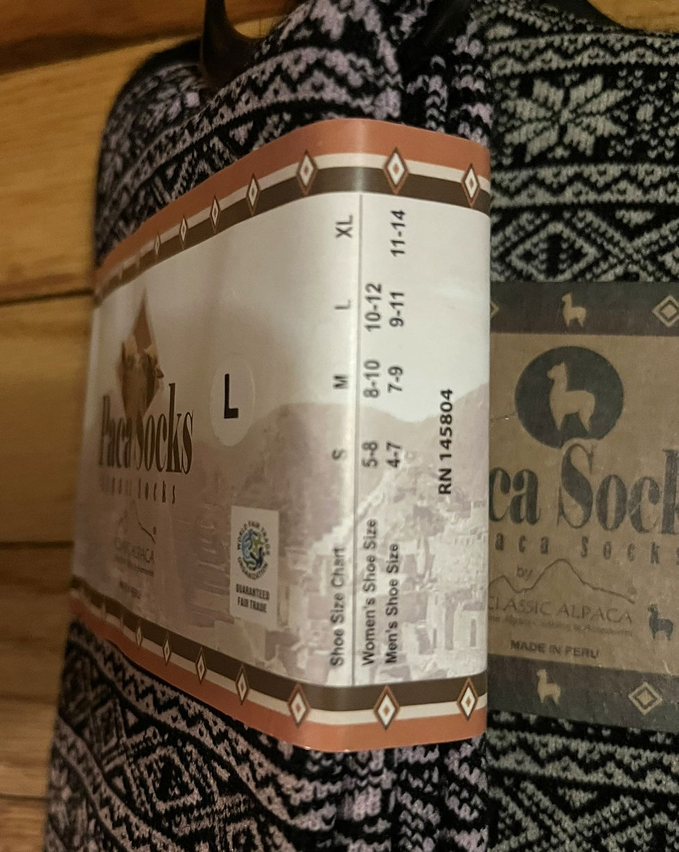 Thumbnail: Nordic Crew Alpaca Socks sizes