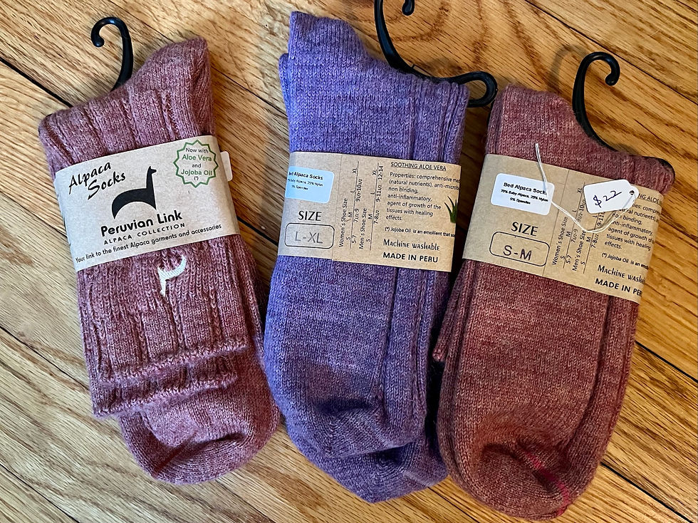 Thumbnail: Baby Alpaca Bed Socks