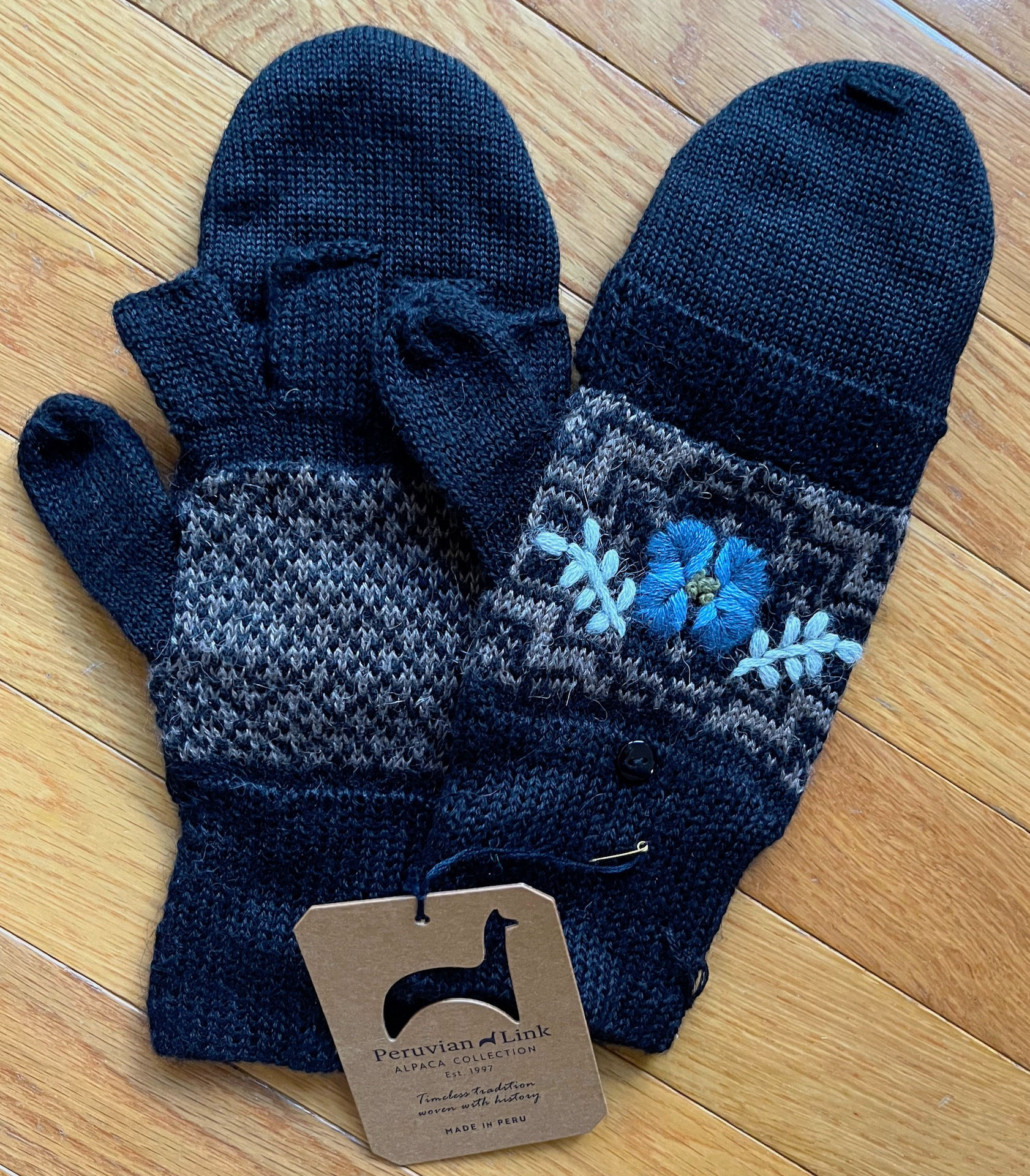 Alder Fleece Lined Alpaca Glittens