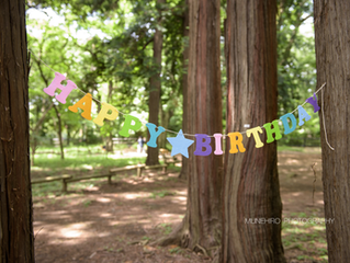 1歳のお誕生日おめでとう!お父さんお母さんも1歳おめでとう!!