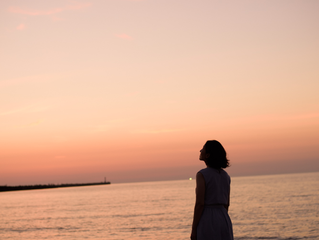 アノヒノ夕日とポートレイト