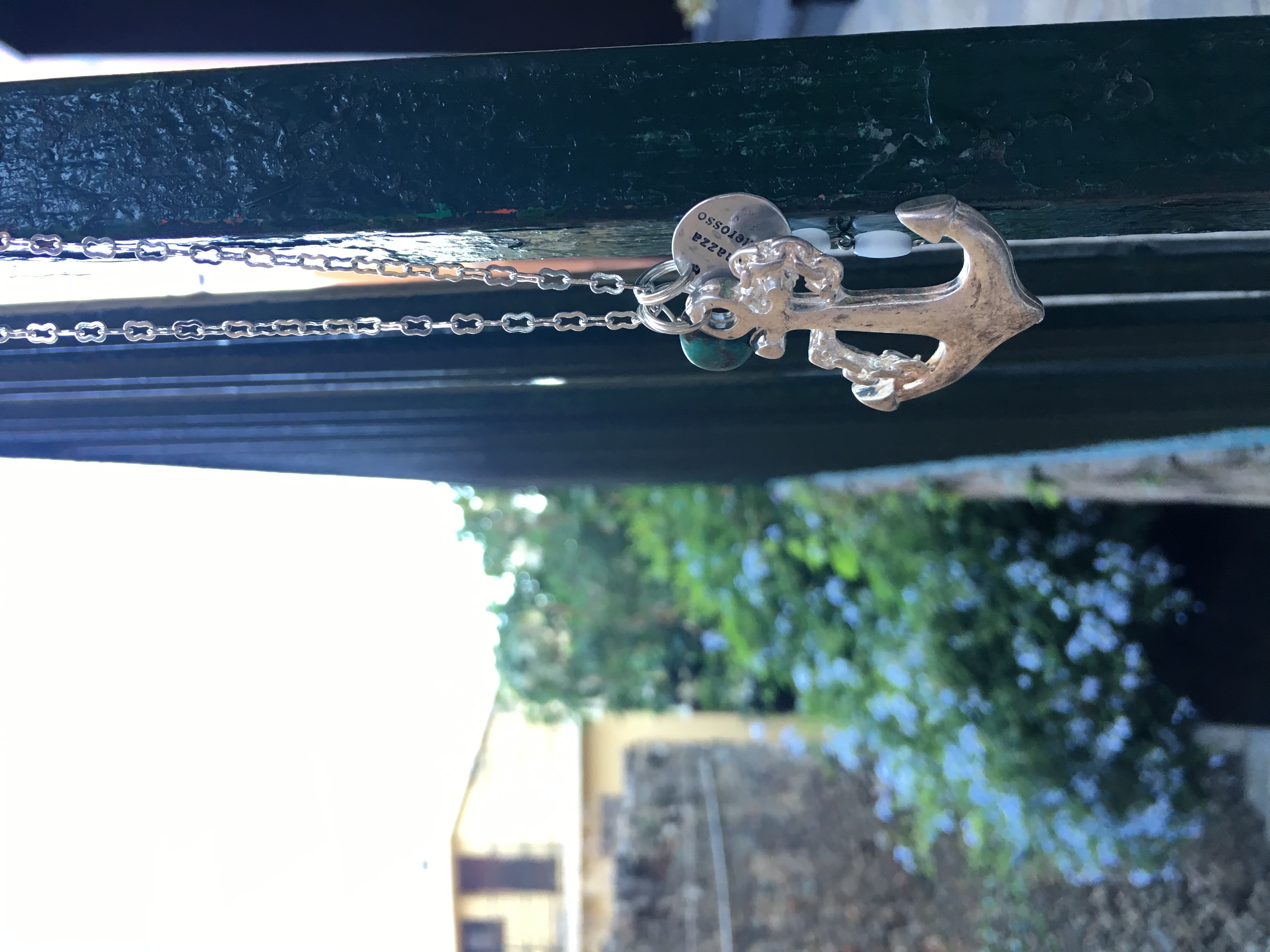 Vintage anchor pendant