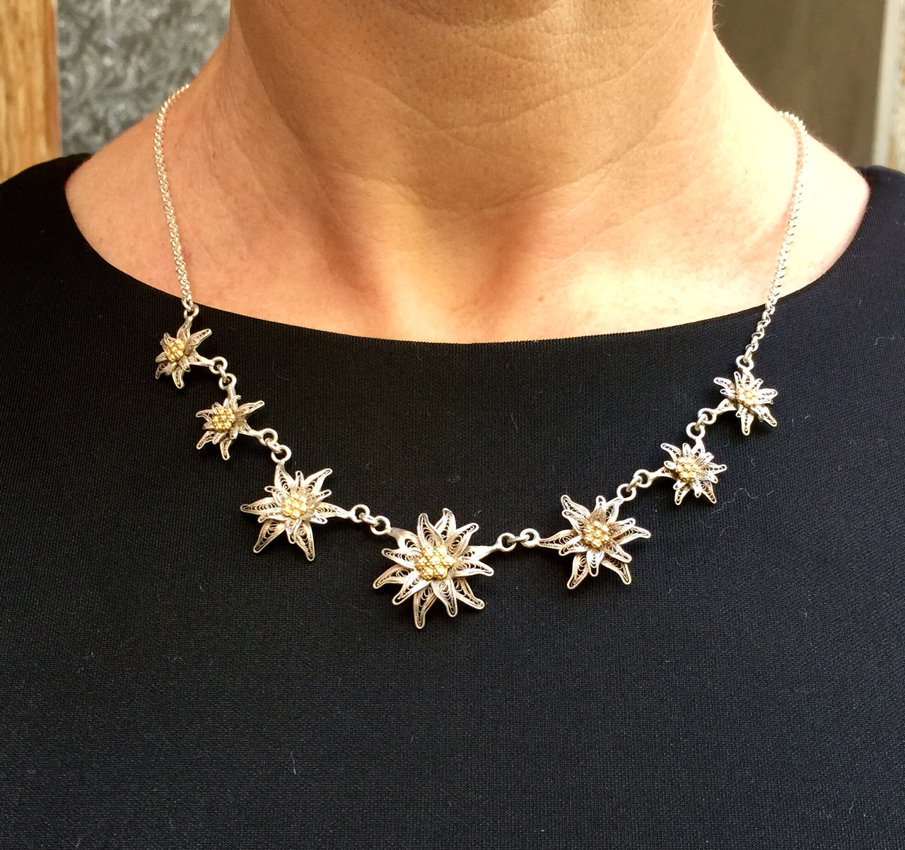 Artisan Sterling Filigree Starburst