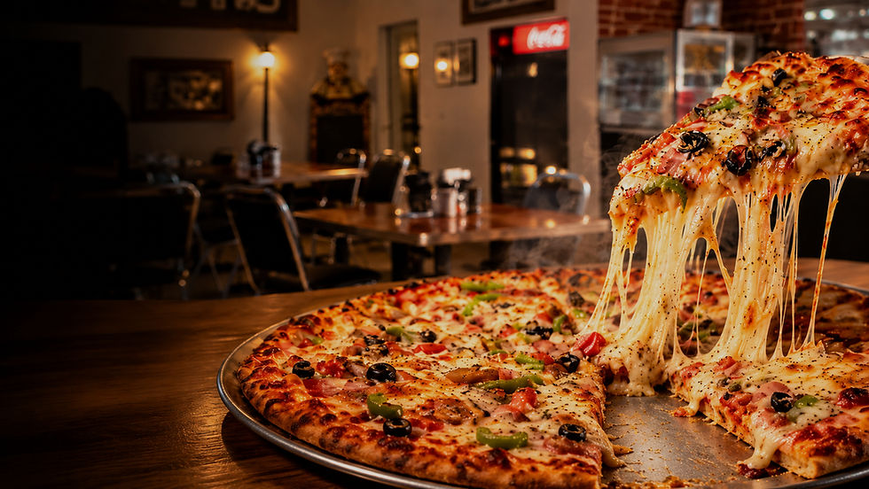 makhloot pizza at Nico's Pizza in Glendale CA