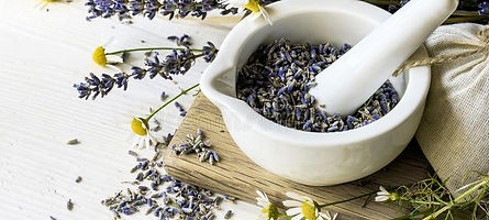 Besides a calming floral scent, lavender and chamomile have vitamins, antioxidants and cle