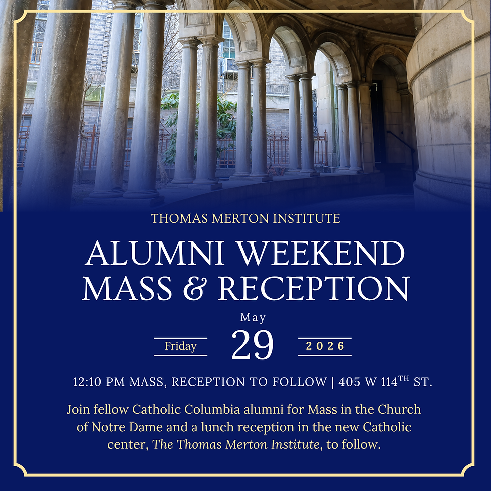 Alumni Weekend Mass & Reception