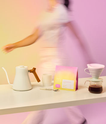 Commercial product still life for coffee brands — premium setup with controlled studio light