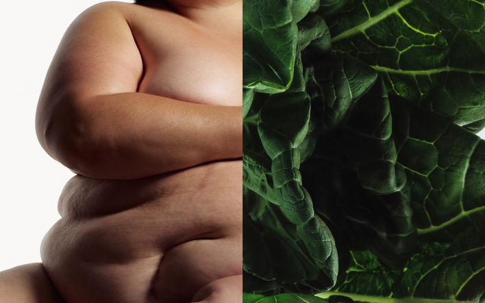 MAUD Clinic diptychs pairing the human body with organic forms by Anton Kurkostryha