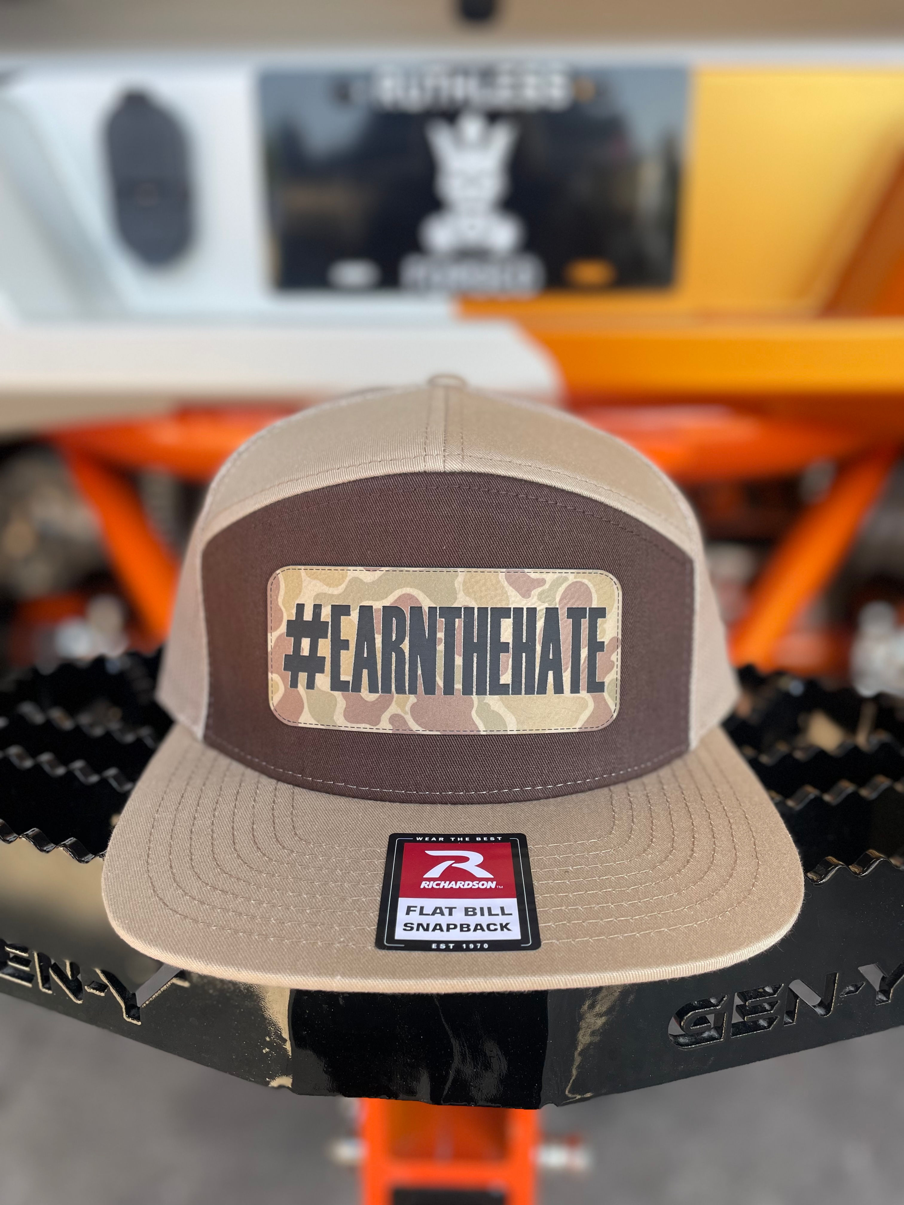 #EARNTHEHATE Brown Hat