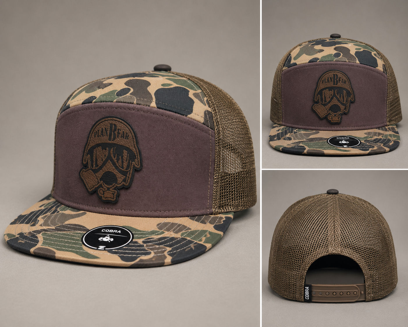 Plan B Fab - Duck Camo/Brown Hat 