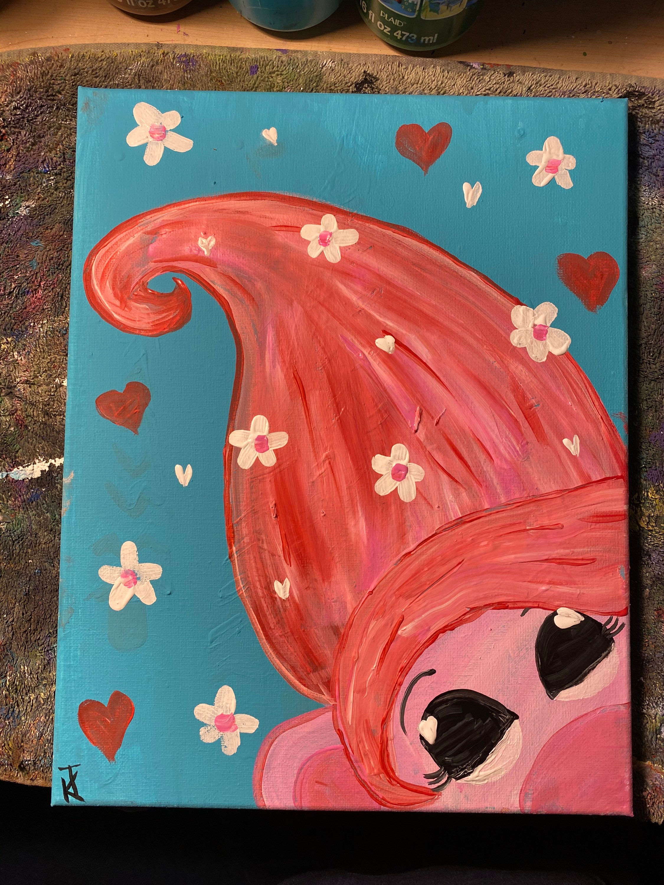 Poppy Troll - holiday, valentine, people, flowers