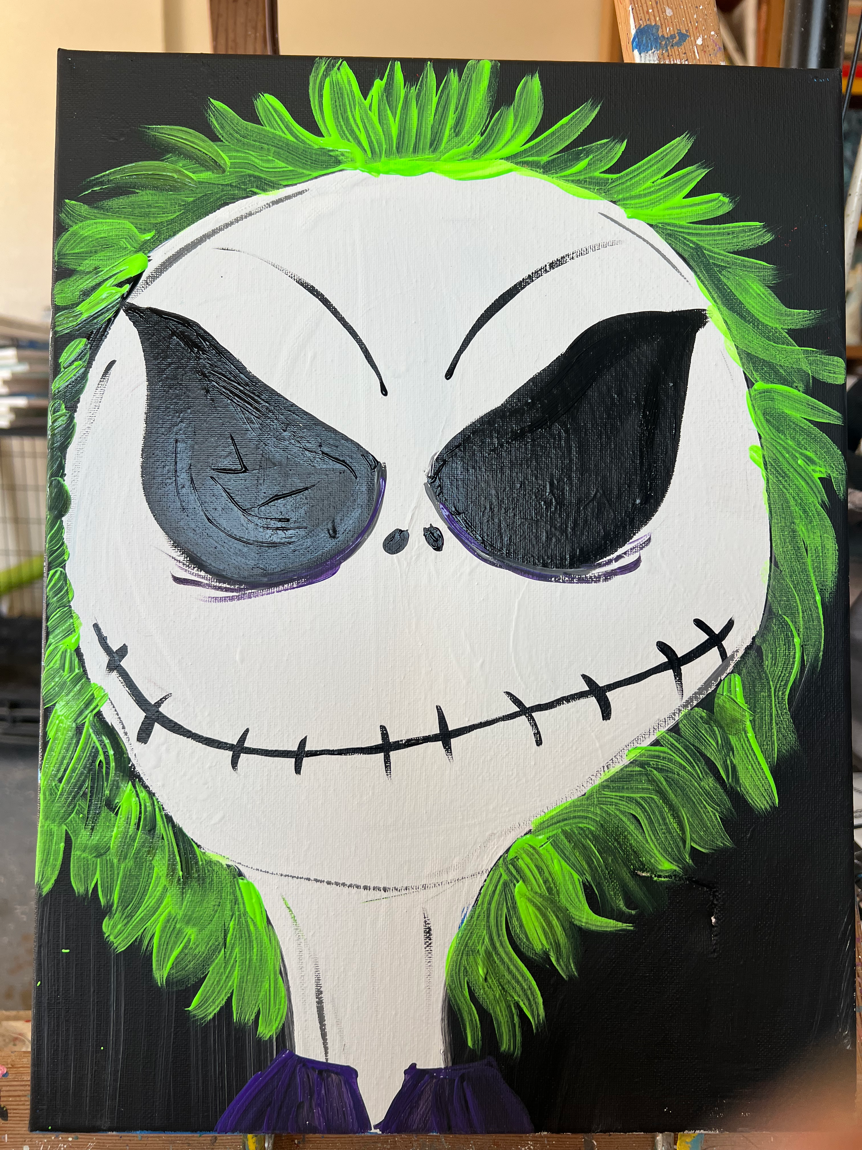 Beetlejuice meets Jack- holiday, fall, Halloween