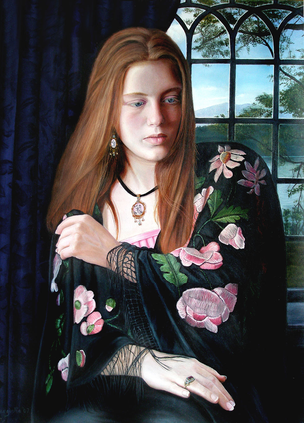 Woman with a Shawl