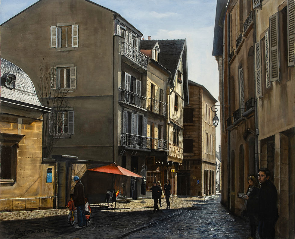 French City Sreet View
