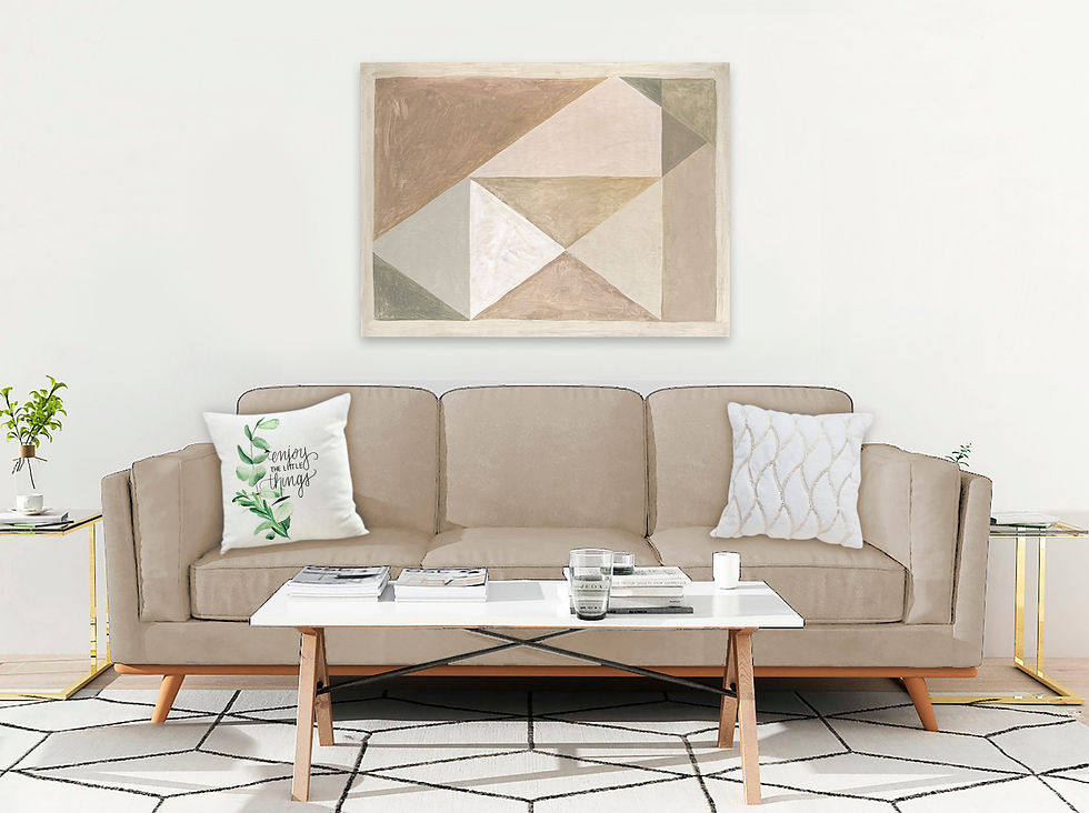 Thumbnail: Tangram Canvas Print | Color 2