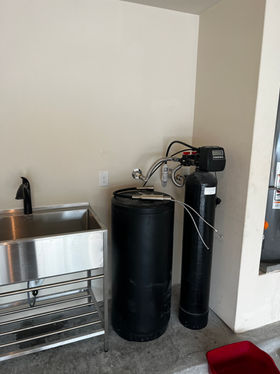 Charge Softener Install in garage