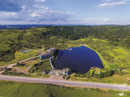 Estrutura de atendimento da Agência Eco Hotel em Cambará do Sul